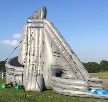 hurricane inflatable water slide