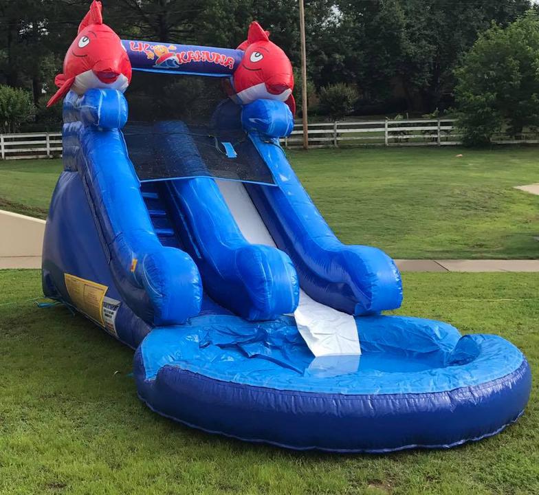 kahuna triple blast water slide